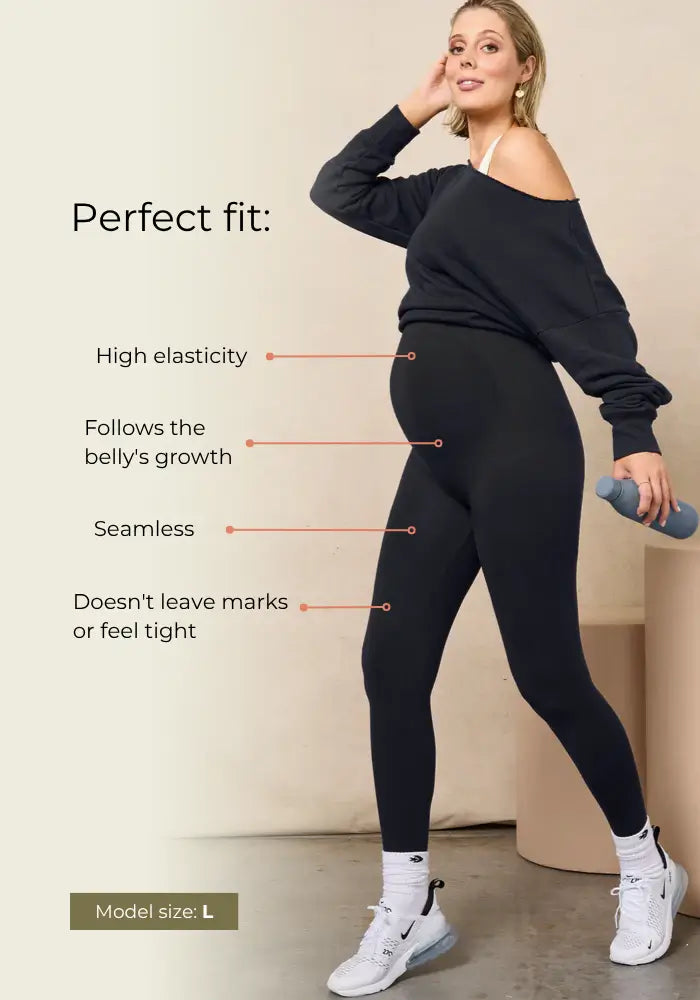 Maternity Support Leggings – Daily Comfort & Gentle Belly Support