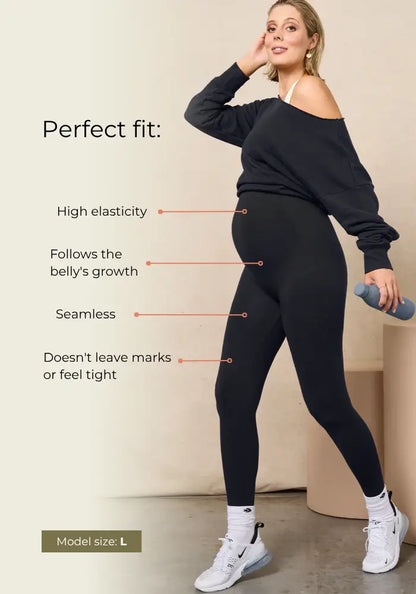 Maternity Support Leggings – Daily Comfort & Gentle Belly Support
