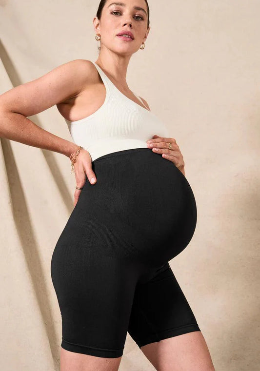 Maternity Support Shorts with Belly Panel